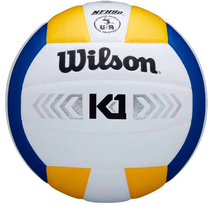 Мяч волейбольный Wilson K1 Silver сине-белый купить,NaN