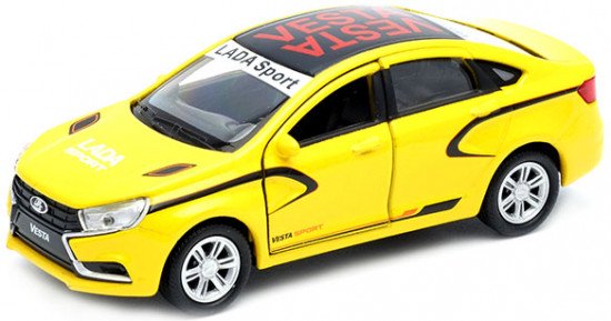 Модель машины Welly 1:34-39 Lada Vesta sport 43727RY купить,NaN