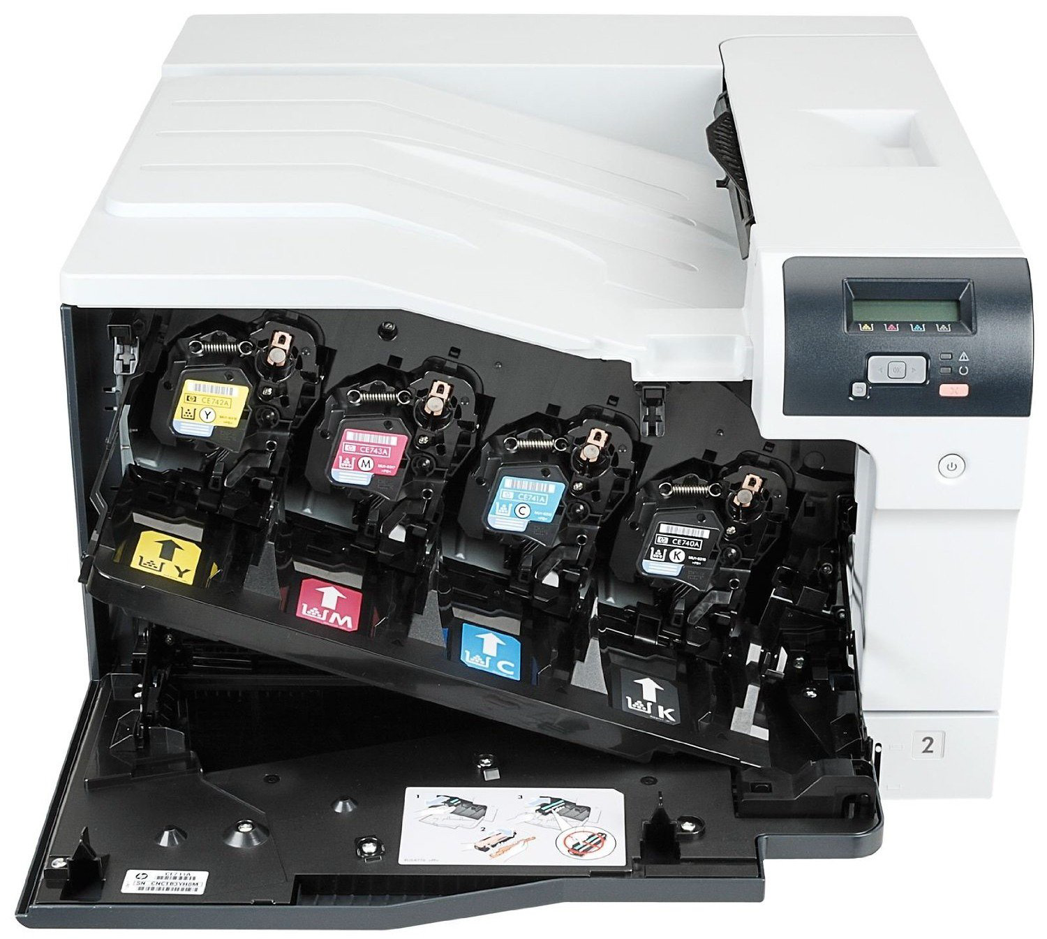 Принтер HP Color LaserJet CP5225dn черно-белый купить,938503