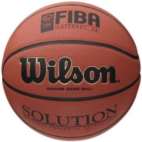 Мяч баскетболный Wilson Solution Fiba оранжевый купить,NaN