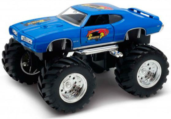 Модель машины Welly 1:34-39 Pontiac GTO Wheel Monster 47008S  купить,NaN