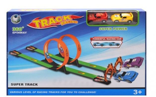 Трек Global Toys + 2 машинки 23 деталей купить,NaN