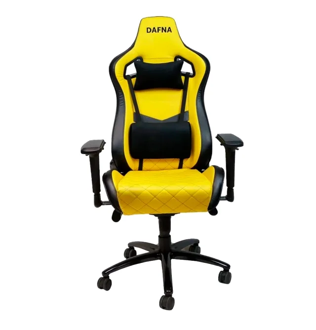 Кресло игровое Dafna Evolution желтое купить,0