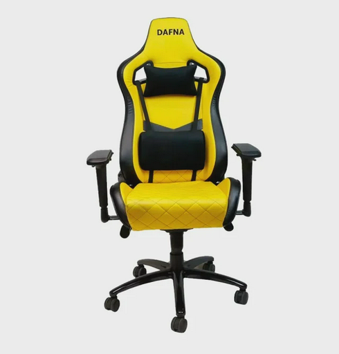 Кресло игровое Dafna Evolution желтое