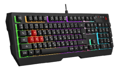 Клавиатура игровая A4tech Bloody B135N RGB черная - ForteMarket Клавиатура игровая A4tech Bloody B135N RGB черная купить,0