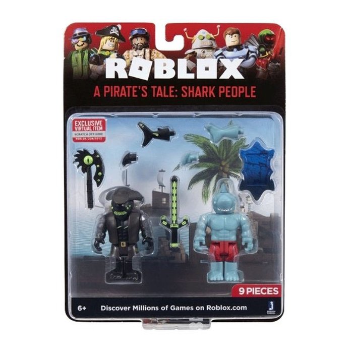Игровой набор Roblox A Pirates Tale Shark People ROB0305 2шт - ForteMarket Игровой набор Roblox A Pirates Tale Shark People ROB0305 2шт купить,0