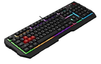 Клавиатура игровая A4tech Bloody B135N RGB черная - ForteMarket Клавиатура игровая A4tech Bloody B135N RGB черная купить,0