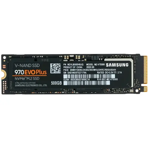 SSD накопитель Samsung 970 EVO Plus MZ-V7S500BW 500Gb
