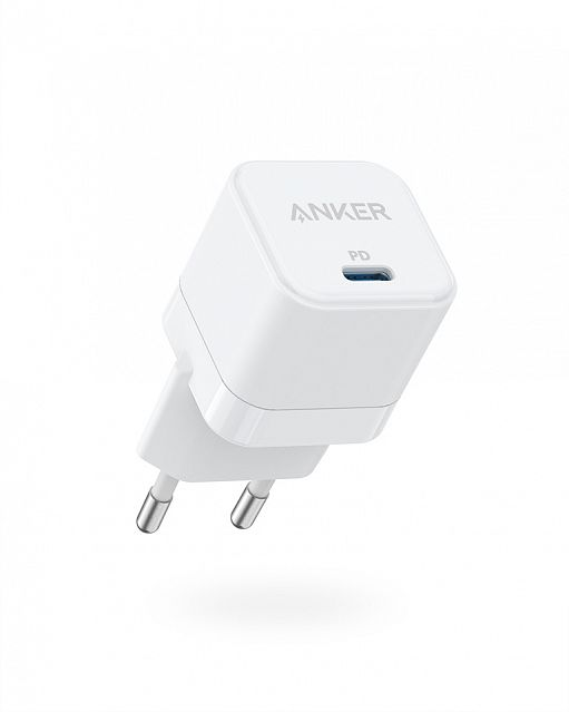 Сетевое зарядное устройство Anker PowerPort III 20W Cube белое купить,NaN
