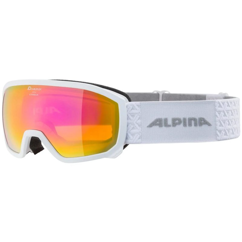 Маска горнолыжная Alpina Scarabeo Jr. white купить,NaN