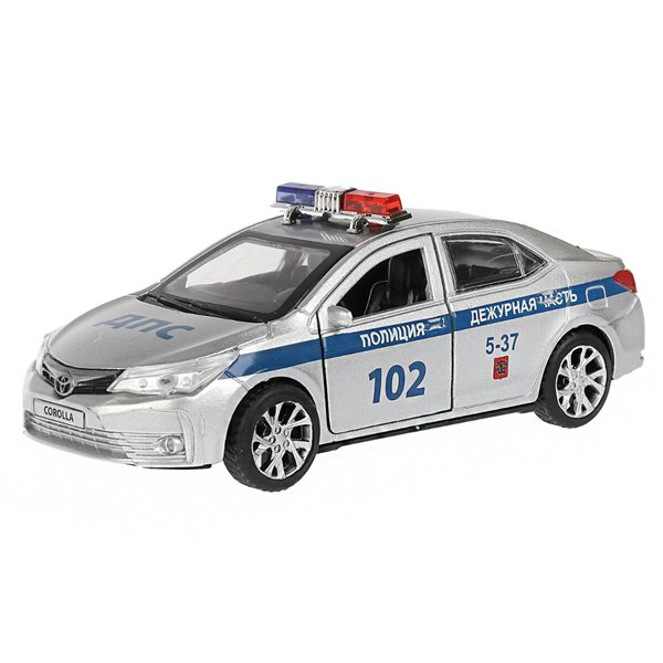 Машинка Технопарк Toyota Corolla Полиция 12см купить,NaN