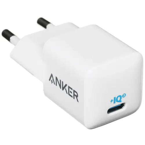 Сетевое зарядное устройство Anker PowerPort III Nano-20W белое