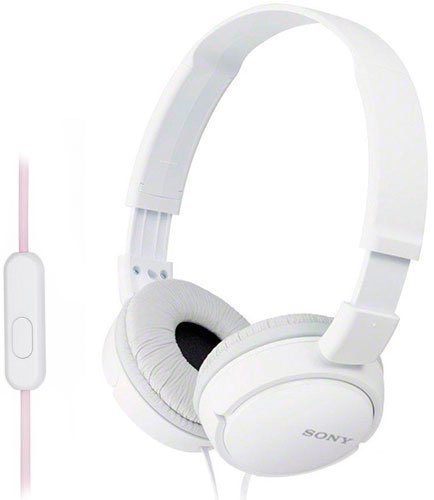 Наушники Sony MDR-ZX110AP белые купить,NaN