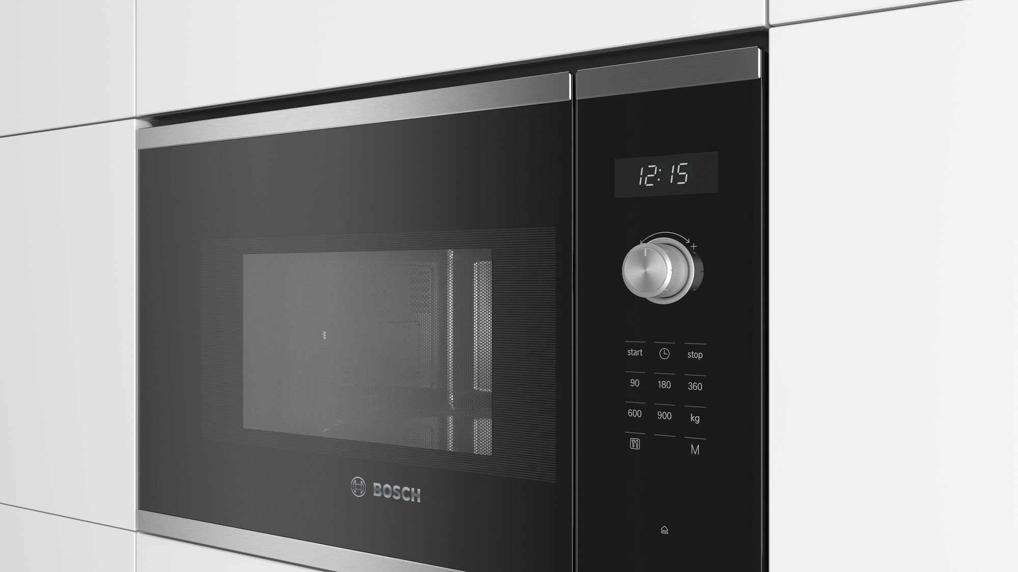 Встраиваемая микроволновая печь Bosch BFL554MS0 черная купить,NaN