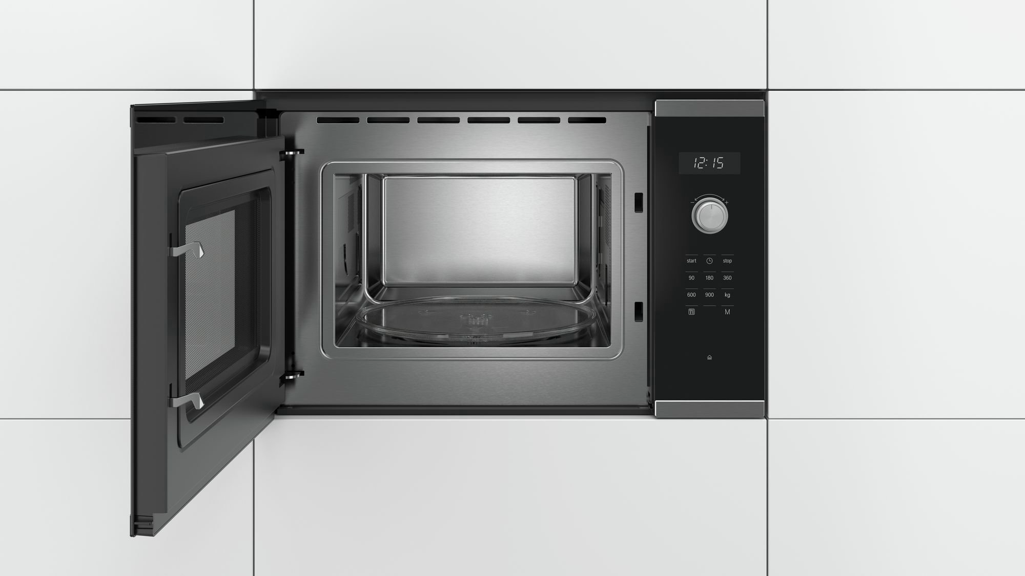 Встраиваемая микроволновая печь Bosch BFL554MS0 черная купить,NaN
