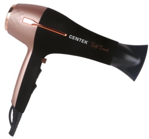Фен Centek CT 2242 черно-золотистый