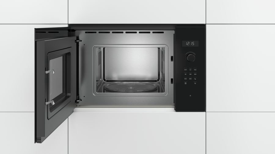 Встраиваемая микроволновая печь Bosch BFL524MB0 черная купить,NaN