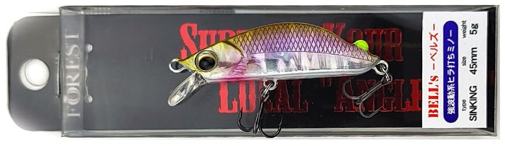 Воблер FOREST Forest BELL’s 45S 1 шт 45 мм Smelt купить,NaN