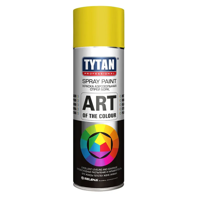 Краска аэрозольная Tytan professional ral 1018 400 мл желтая купить,1420