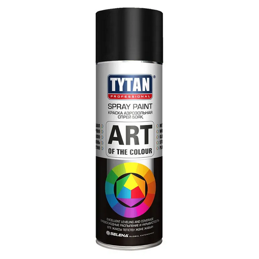 Краска аэрозольная Tytan professional ral 9005 400 мл черная
