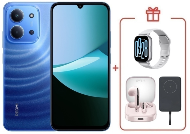 Смартфон Xiaomi Redmi 15C 4G 8/256GB Moonlight Blue + подарок купить,NaN