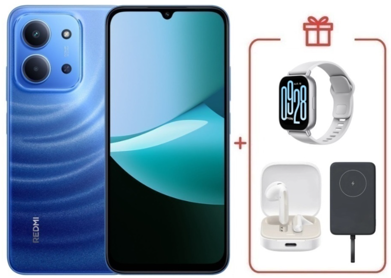 Смартфон Xiaomi Redmi 15C 4G 8/256GB Moonlight Blue + подарок купить,NaN