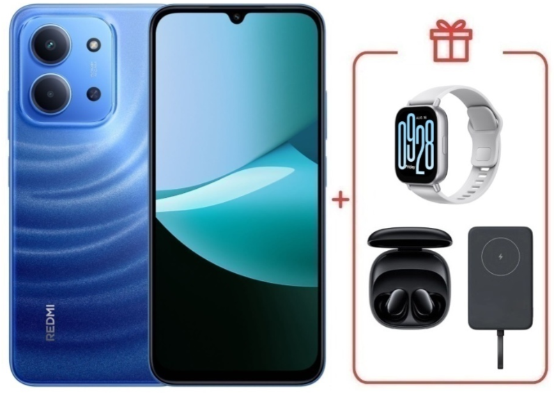 Смартфон Xiaomi Redmi 15C 4G 8/256GB Moonlight Blue + подарок купить,NaN