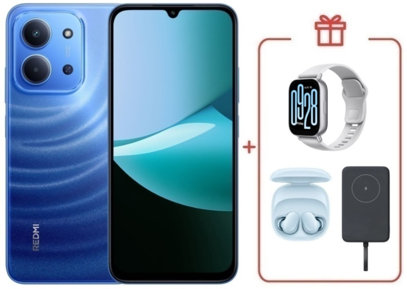 Смартфон Xiaomi Redmi 15C 4G 8/256GB Moonlight Blue + подарок купить,NaN