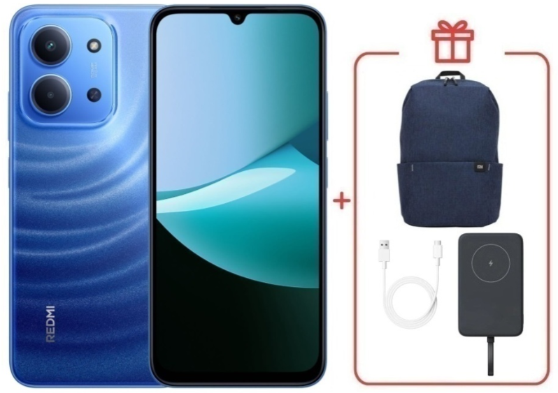Смартфон Xiaomi Redmi 15C 4G 8/256GB Moonlight Blue + подарок купить,NaN