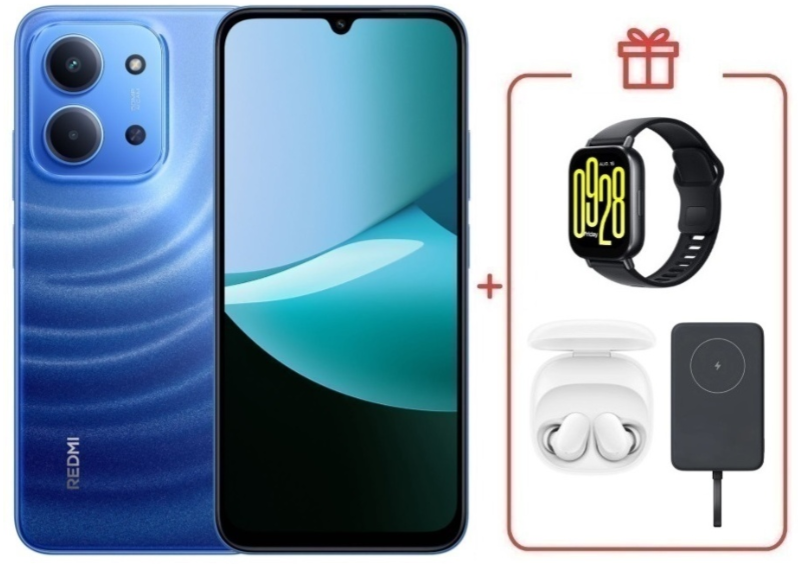 Смартфон Xiaomi Redmi 15C 4G 8/256GB Moonlight Blue + подарок купить,NaN
