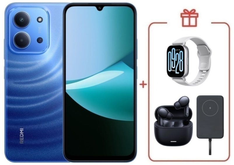 Смартфон Xiaomi Redmi 15C 4G 8/256GB Moonlight Blue + подарок купить,NaN