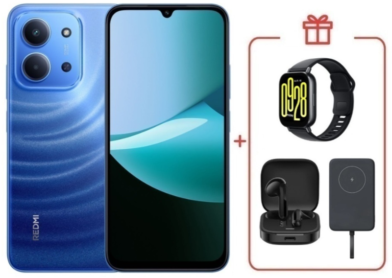 Смартфон Xiaomi Redmi 15C 4G 8/256GB Moonlight Blue + подарок купить,NaN