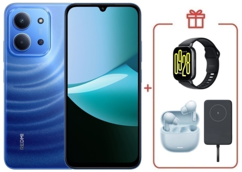 Смартфон Xiaomi Redmi 15C 4G 8/256GB Moonlight Blue + подарок купить,NaN