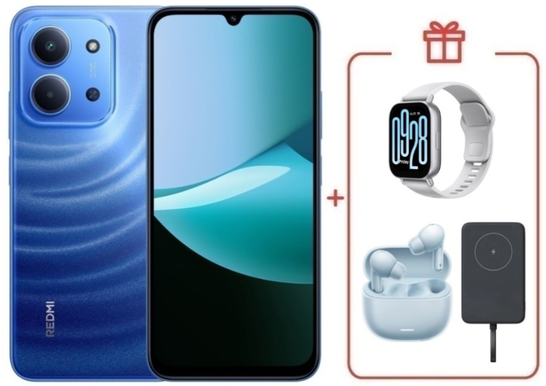 Смартфон Xiaomi Redmi 15C 4G 8/256GB Moonlight Blue + подарок