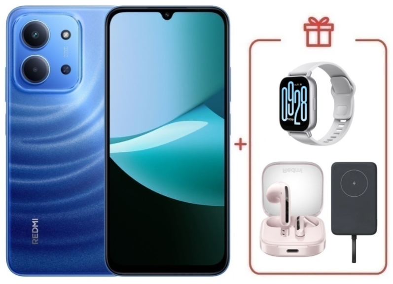Смартфон Xiaomi Redmi 15C 4G 8/256GB Moonlight Blue + подарок купить,NaN