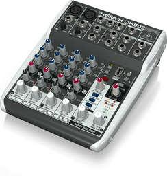 Микшерный пульт Behringer Xenyx QX602MP3 черный