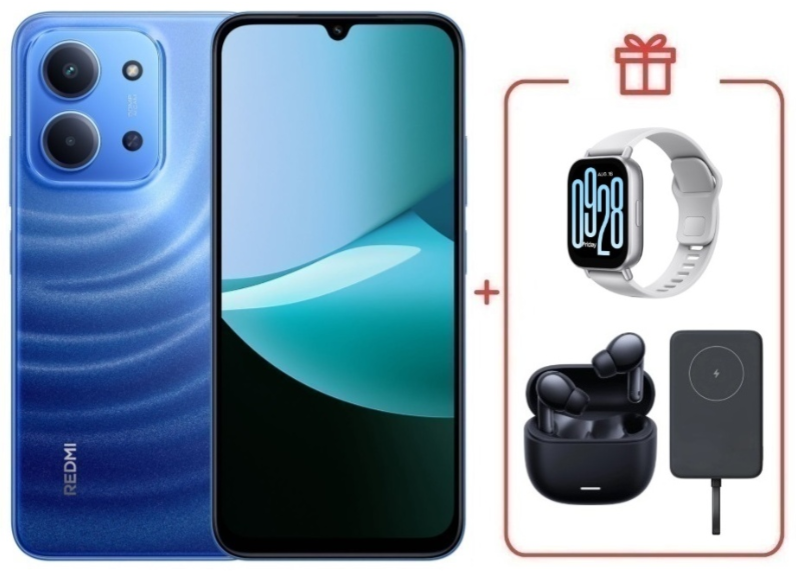 Смартфон Xiaomi Redmi 15C 4G 8/256GB Moonlight Blue + подарок купить,NaN