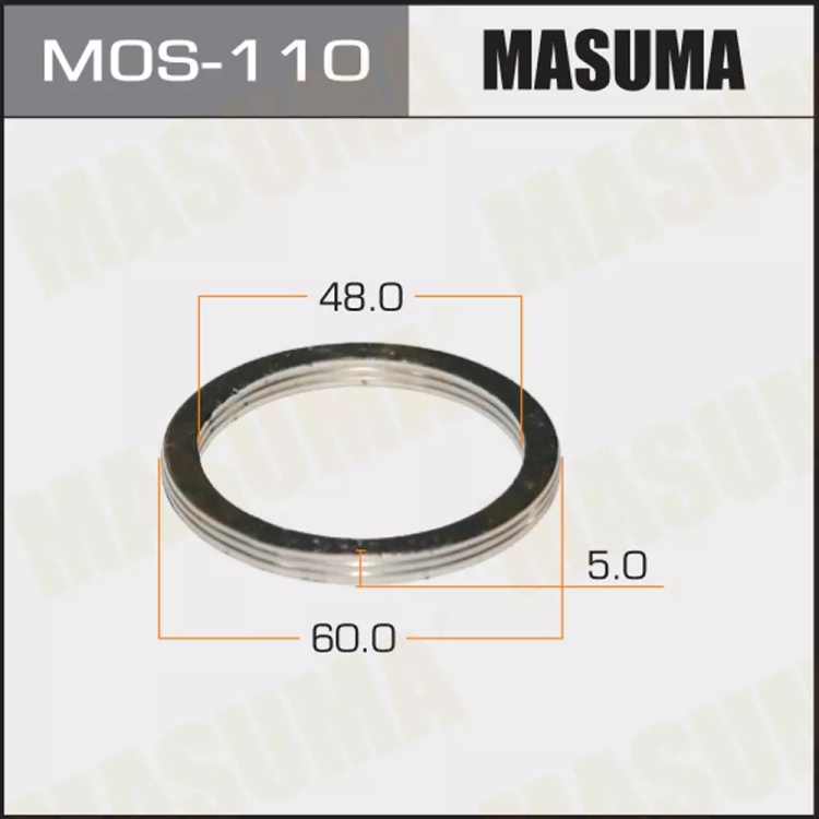 Кольцо глушителя Masuma MOS-110 48х60х5мм купить,NaN