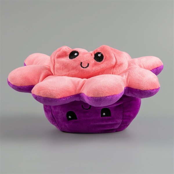 Мягкая игрушка Octopus Осьминог-перевертыш  30см  розовый-фиолетовый купить,NaN