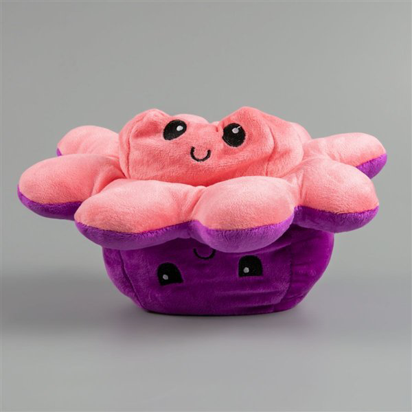 Мягкая игрушка Octopus Осьминог-перевертыш  30см  розовый-фиолетовый купить,NaN