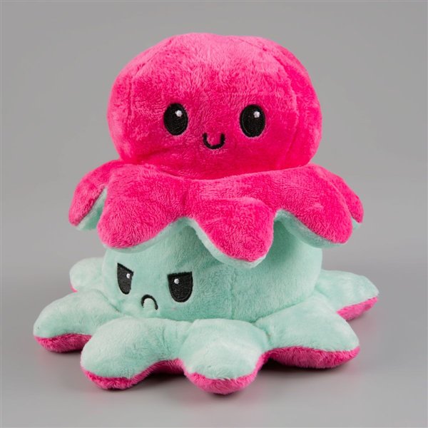 Мягкая игрушка Octopus Осьминог-перевертыш  10см  розовый-голубой купить,NaN