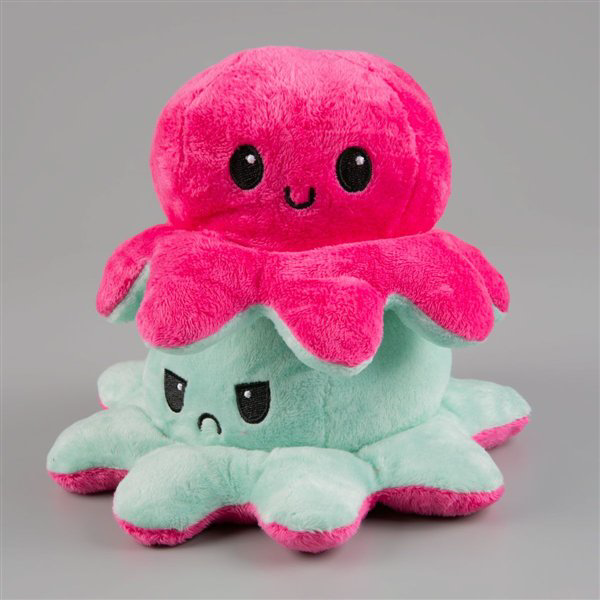 Мягкая игрушка Octopus Осьминог-перевертыш  10см  розовый-голубой купить,NaN
