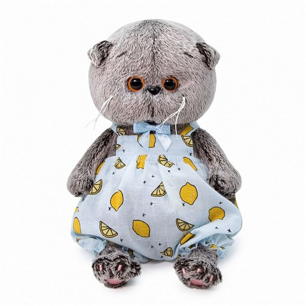 Мягкая игрушка Basik Baby Басик  в песочнике с лимонами 20см купить,NaN