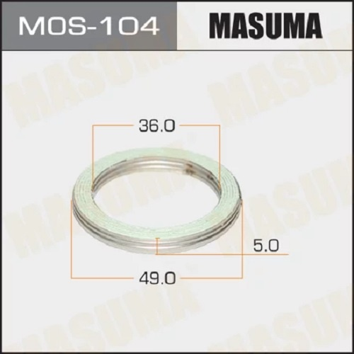 Кольцо глушителя Masuma MOS-104 36х49х5мм купить,NaN