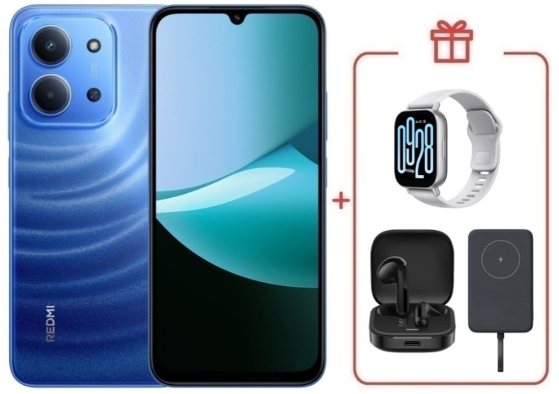 Смартфон Xiaomi Redmi 15C 4G 8/256GB Moonlight Blue + подарок купить,NaN