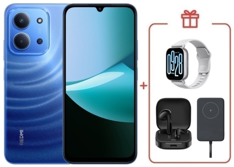 Смартфон Xiaomi Redmi 15C 4G 8/256GB Moonlight Blue + подарок купить,NaN