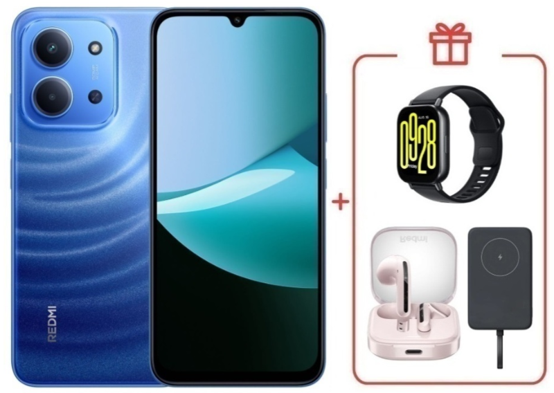Смартфон Xiaomi Redmi 15C 4G 8/256GB Moonlight Blue + подарок купить,NaN