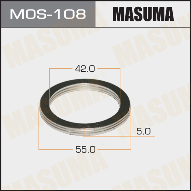Кольцо глушителя Masuma MOS-108 42х55х5мм купить,NaN