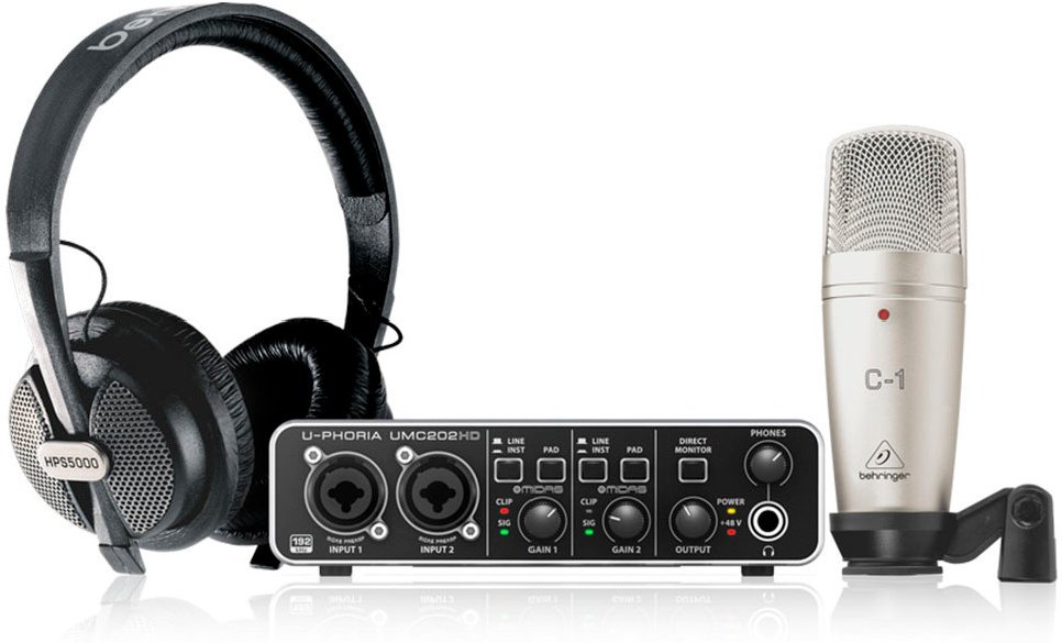 Комплект для звукозаписи Behringer U-Phoria Studio Pro