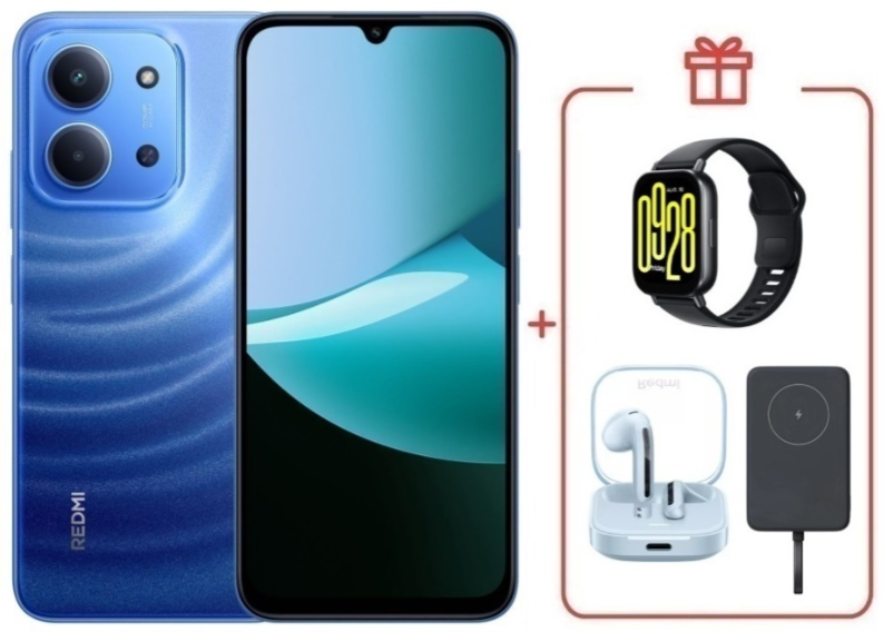 Смартфон Xiaomi Redmi 15C 4G 8/256GB Moonlight Blue + подарок купить,NaN